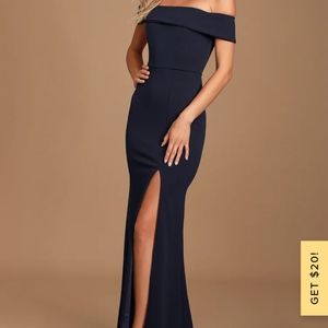 Aveline Off the Shoulder Maxi Dress